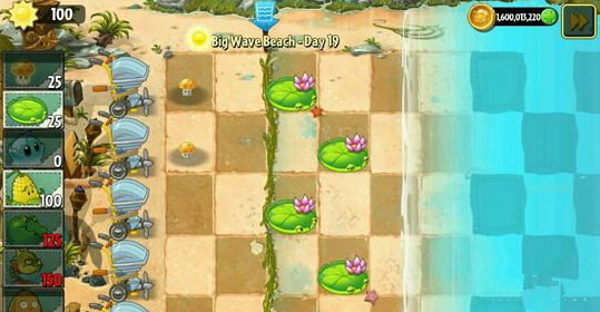 《植物大战僵尸2》巨浪沙滩第十九关攻略