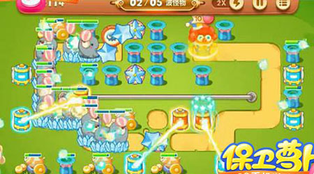 《保卫萝卜3》游乐场第5关通关攻略