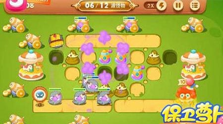 《保卫萝卜3》游乐场第24关通关攻略