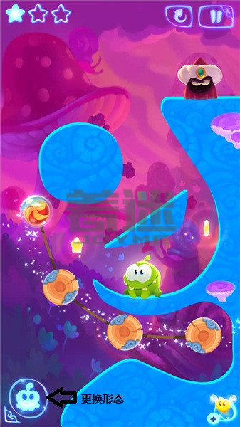 《割绳子魔法》蘑菇乐园2-17玩法攻略