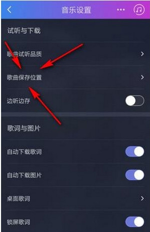 《阿里星球》歌曲缓存路径查看方法说明
