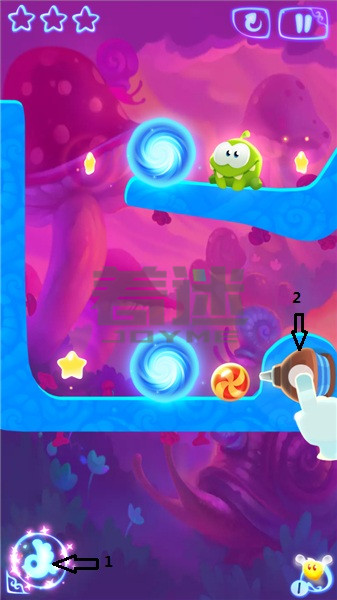 《割绳子魔法》蘑菇乐园2-9玩法攻略