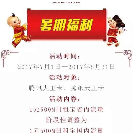 《腾讯大王卡》暑期福利活动说明介绍