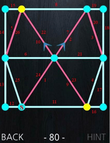 《一笔画成》第八十关玩法攻略