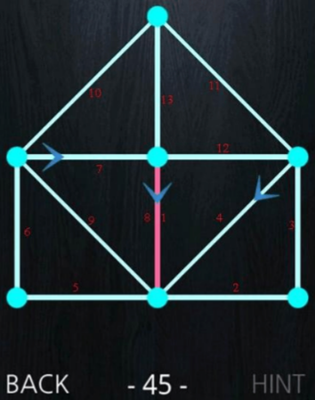 《一笔画成》第四十五关玩法攻略
