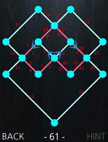 《一笔画成》第六十一关玩法攻略