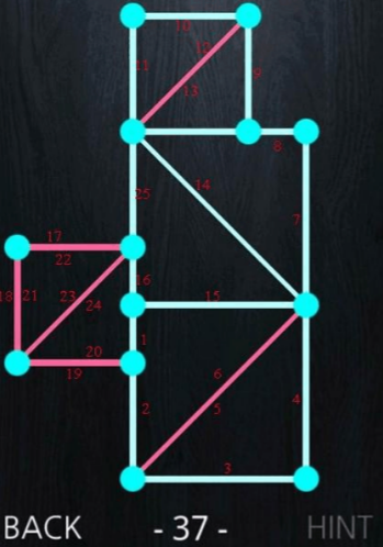 《一笔画成》第三十七关玩法攻略