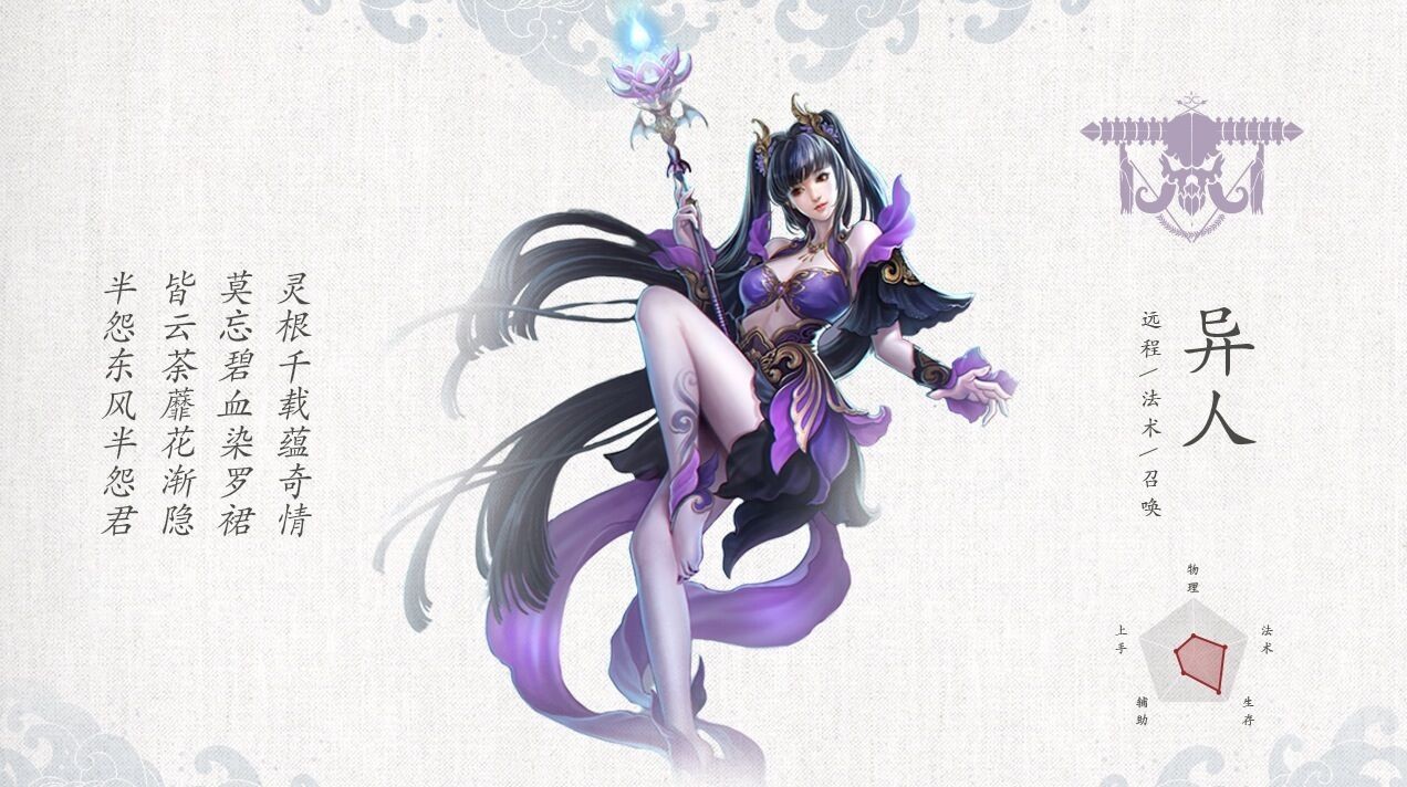《倩女幽魂》手游异人职业介绍