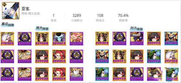 《阴阳师》平安京斗技登顶详解