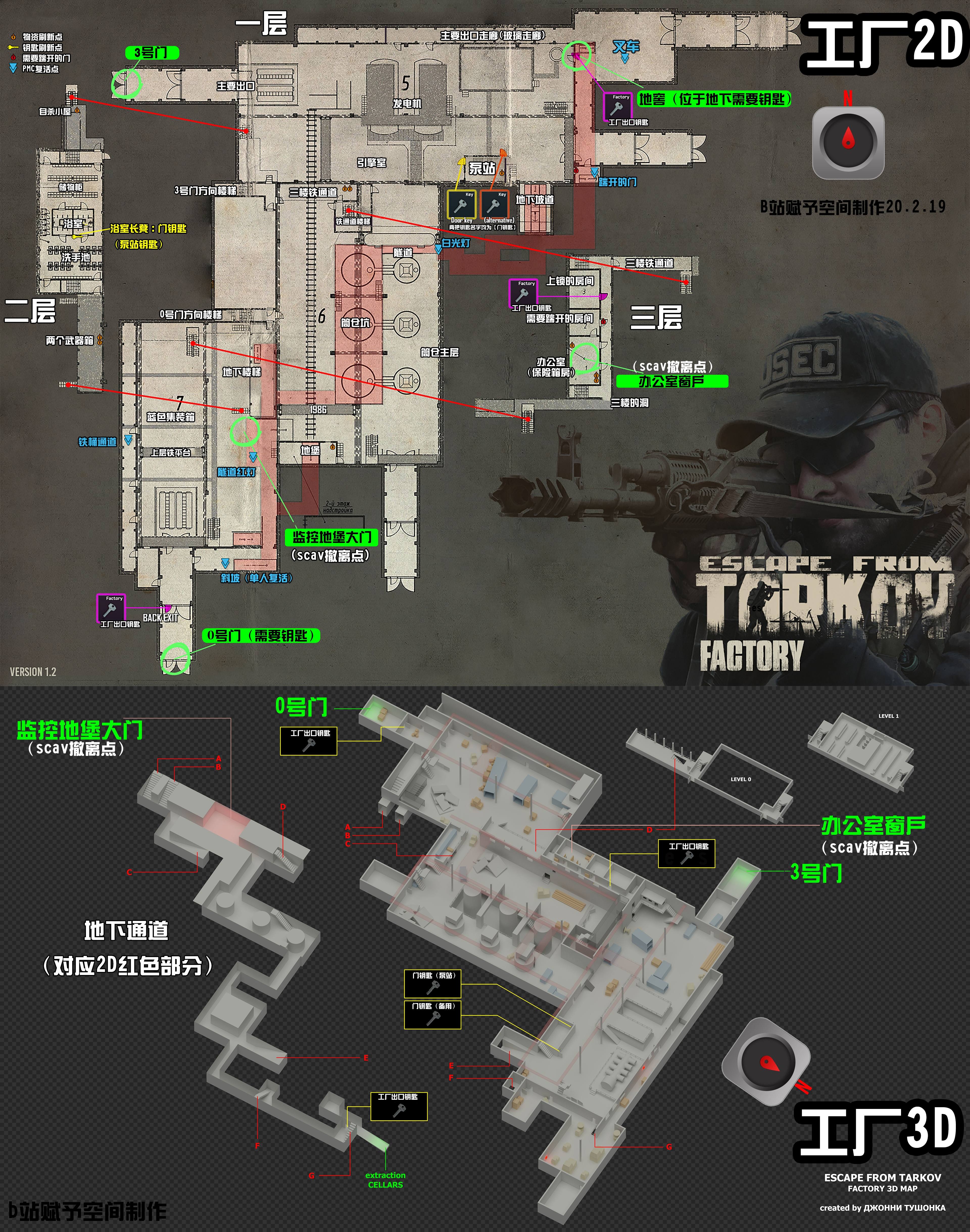 《逃离塔科夫》工厂地图解析分享