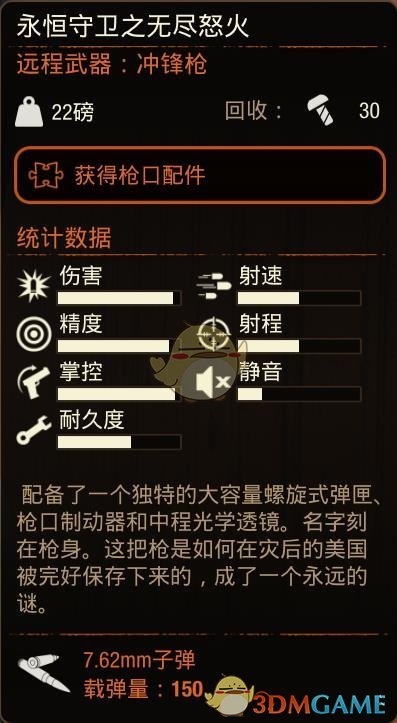 《腐烂国度2》永恒守卫之无尽怒火属性分享