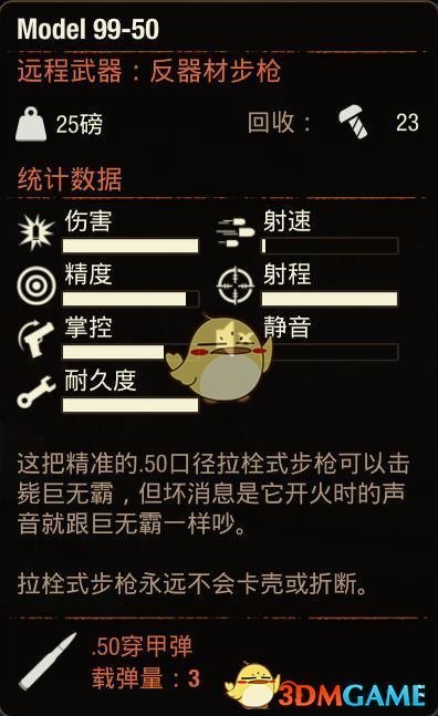 《腐烂国度2》Model9950狙击枪属性分享