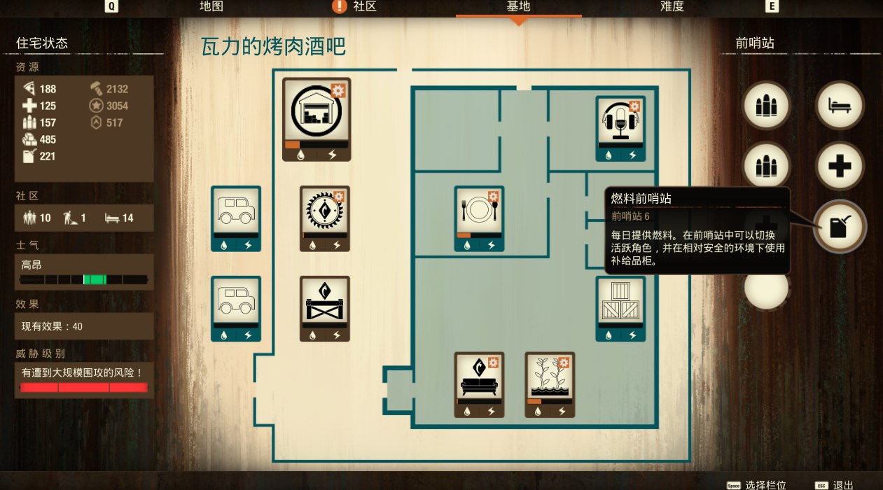 《腐烂国度2》德鲁克县烤肉酒吧基地介绍