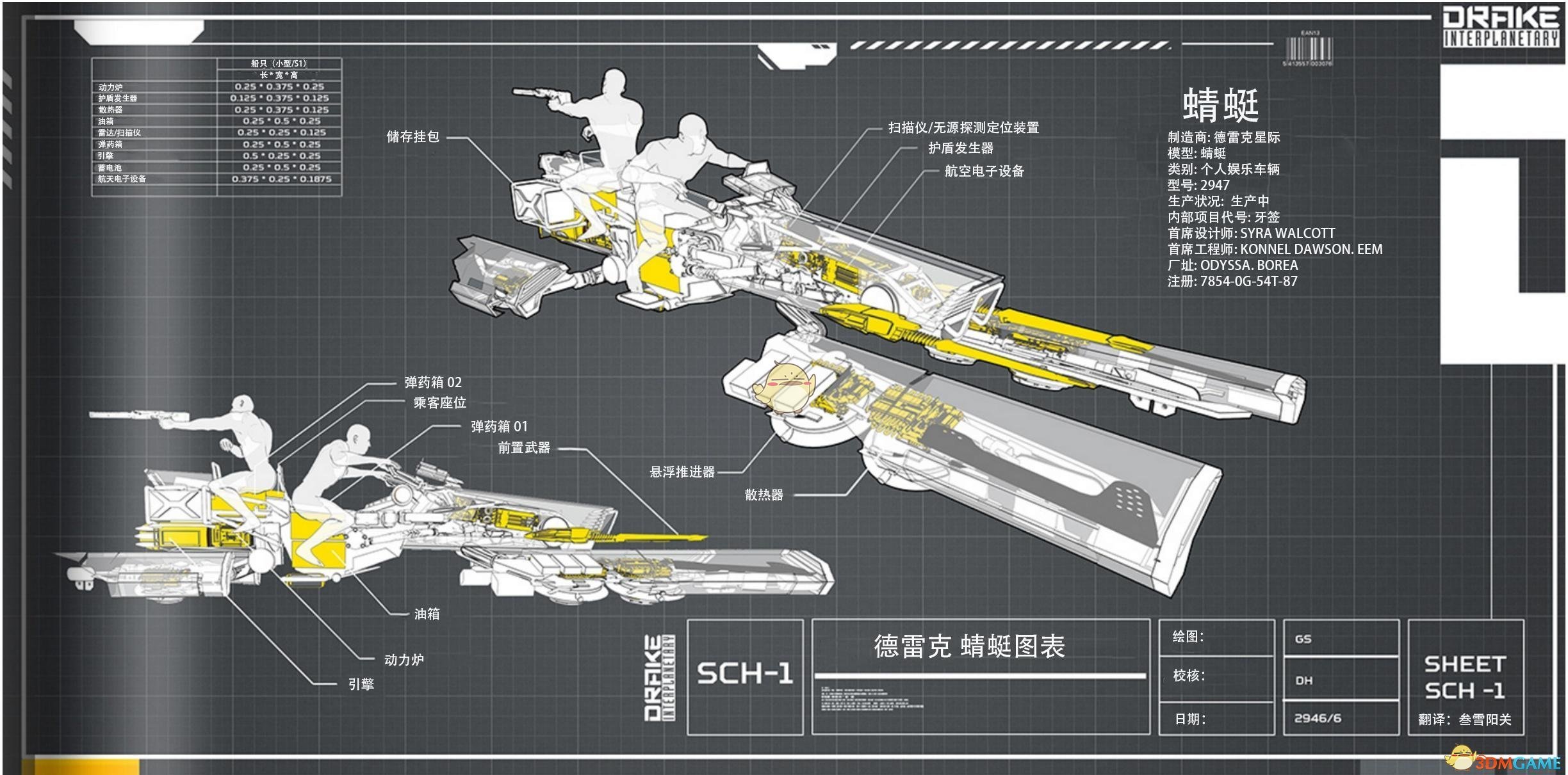 《星际公民》德雷克蜻蜓中文手册一览