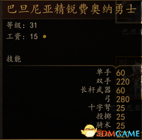 《骑马与砍杀2》六种六级兵种升级路线分享