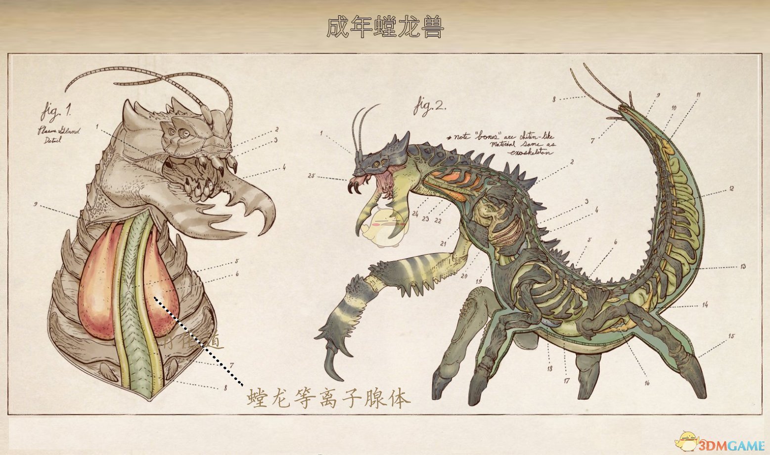 《天外世界》翡翠鸟星系螳龙兽生物图鉴