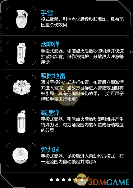 《重生边缘》已知装备介绍