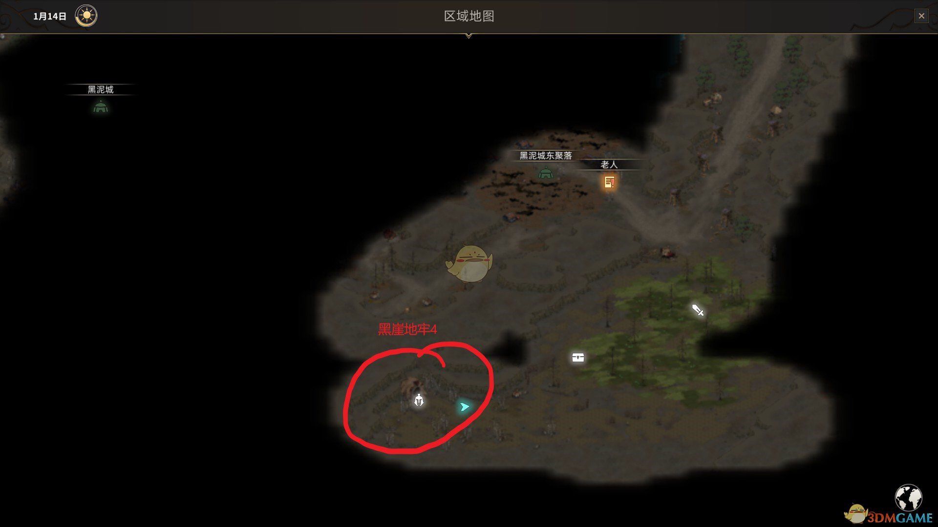 《部落与弯刀》全地牢位置分享