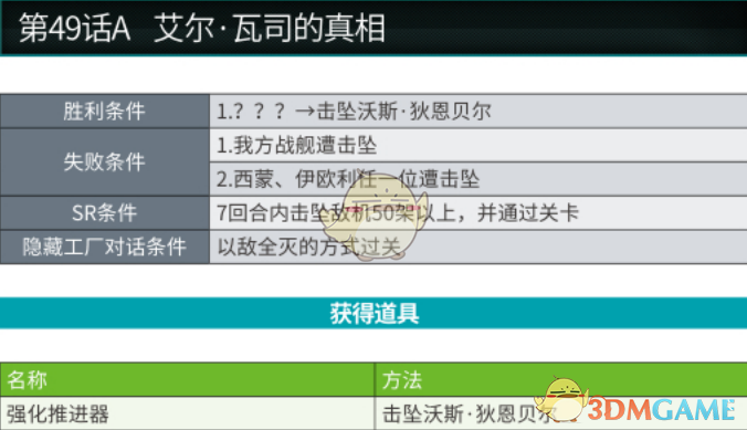 《超级机器人大战X》第49话A艾尔瓦司的真相SR攻略