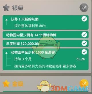 《动物园之星》迈尔斯湖岛动物园关卡攻略详解