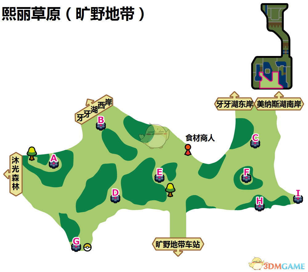 《宝可梦：剑/盾》熙丽草原坑洞宝可梦类型星级及概率一览