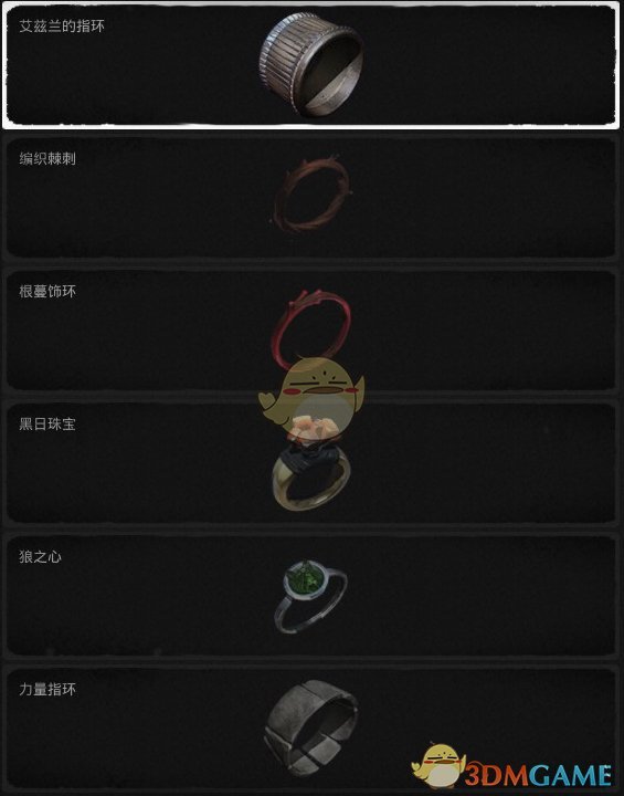 《遗迹：灰烬重生》全戒指属性外观一览 获得方法分享
