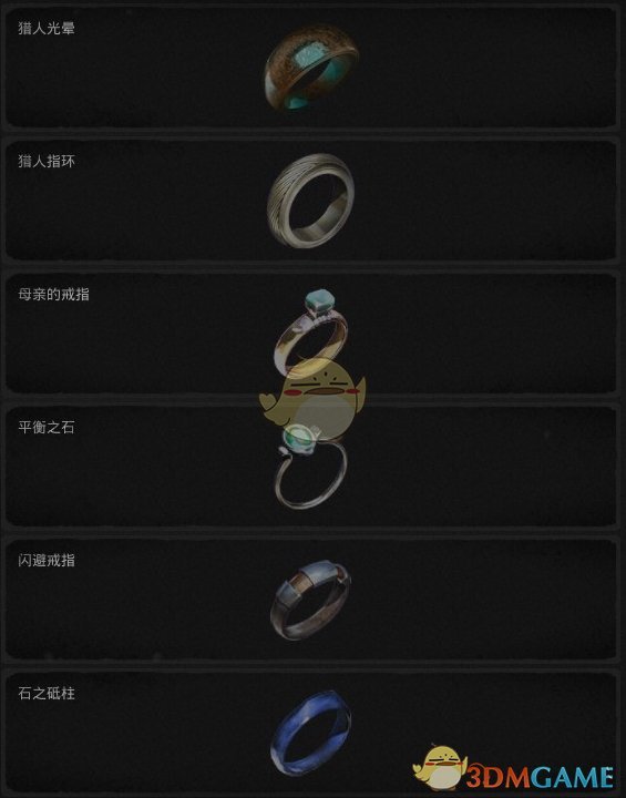 《遗迹：灰烬重生》全戒指属性外观一览 获得方法分享