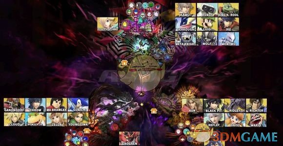 《任天堂全明星大乱斗》全斗士分布一览