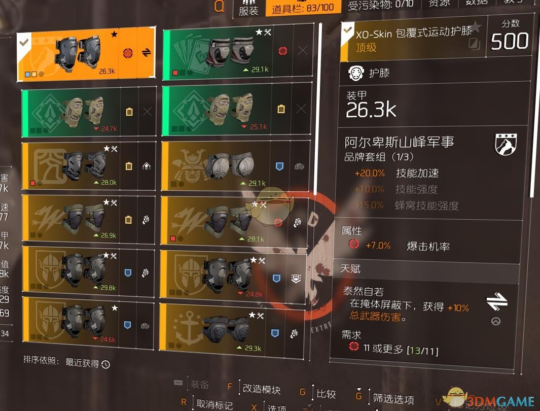 《全境封锁2》TU6机枪套配装指南