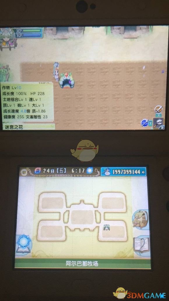 《符文工房4》田地迷宫数据