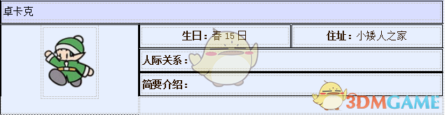 《牧场物语：重聚矿石镇》卓卡克人物介绍