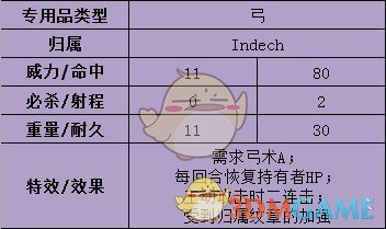 《火焰纹章：风花雪月》贝尔娜提塔武器属性介绍