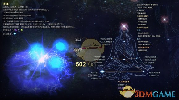 《恐怖黎明》星座肓圣属性详解