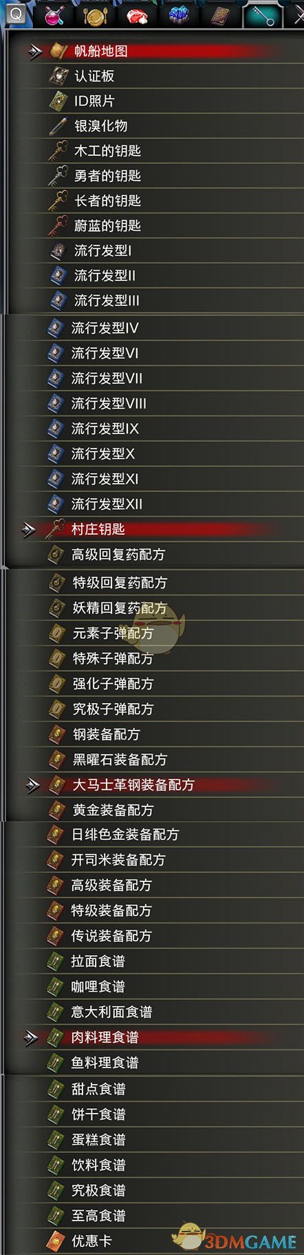 《赤痕：夜之仪式》全书籍列表分享