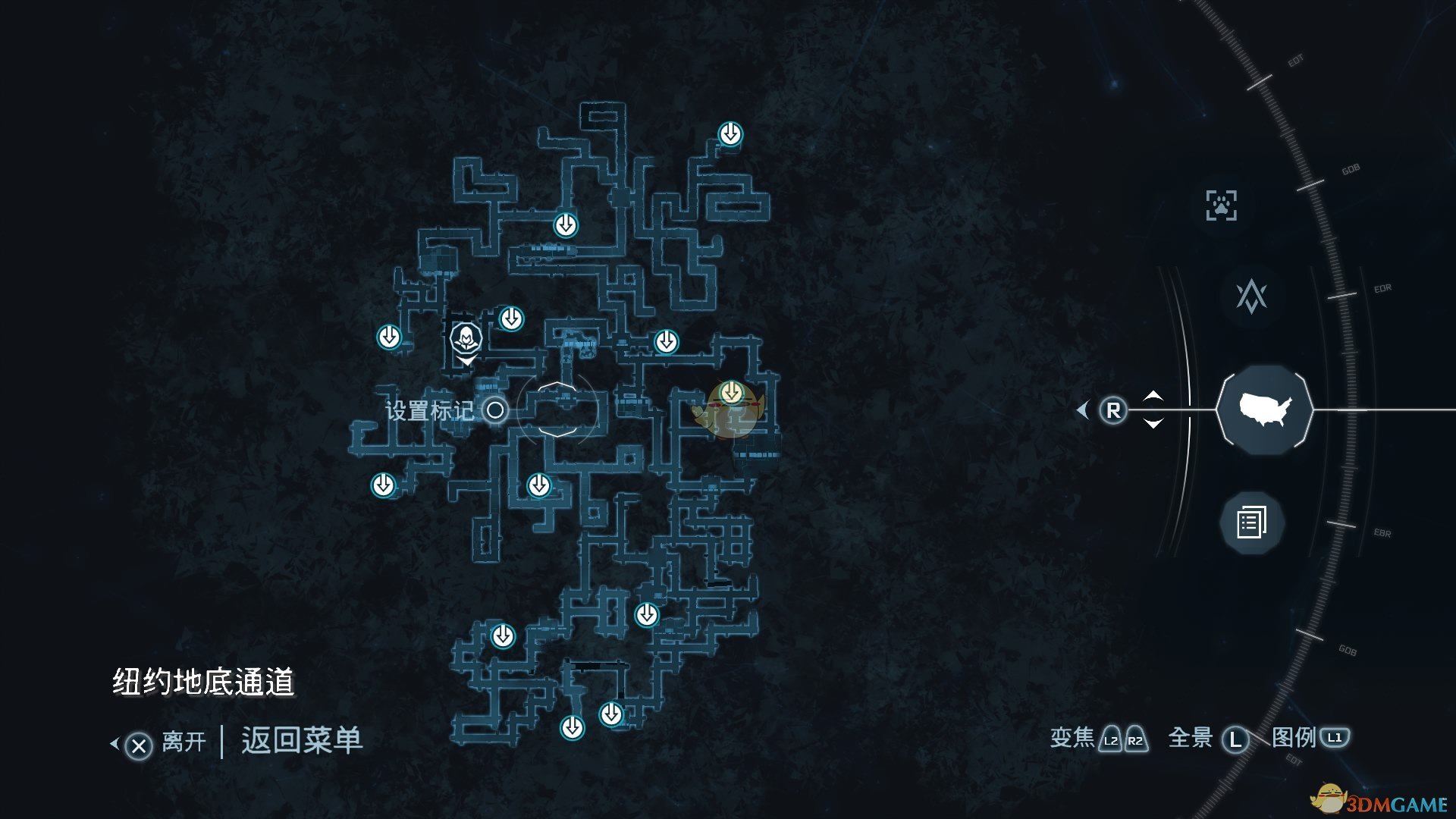 《刺客信条3：重制版》地底通道介绍