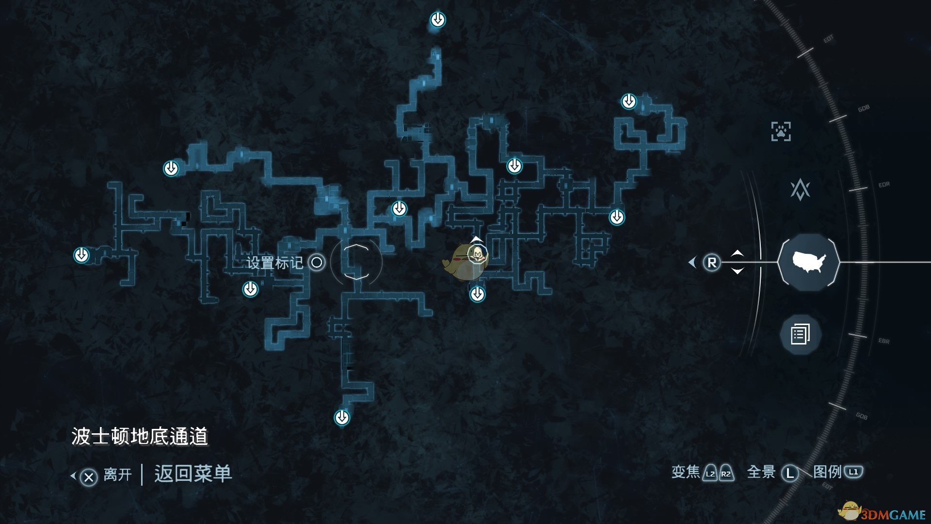 《刺客信条3：重制版》地底通道介绍