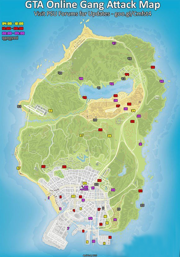 gta5帮派位置