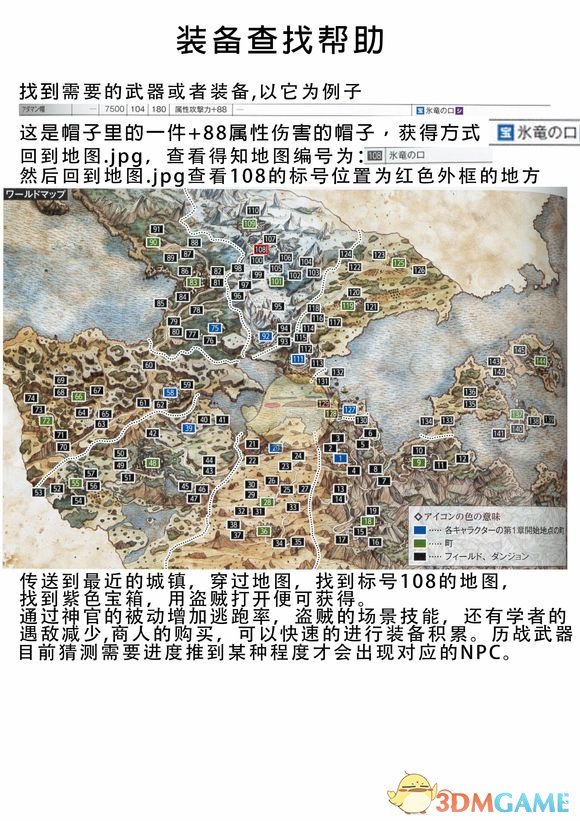 《歧路旅人》全装备获得方法一览