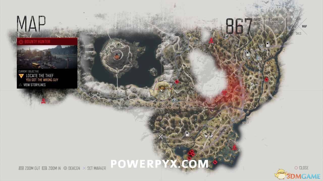 《往日不再》火山口湖明信片位置一览
