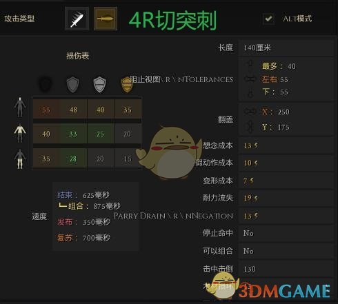 《雷霆一击（MORDHAU）》武器属性详情界面介绍