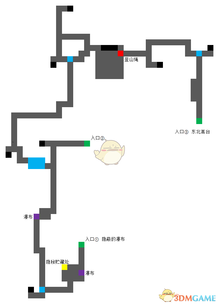 《漫漫长夜》寂静河谷游戏内拼接地图