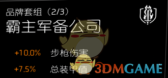 《全境封锁2》步枪PVP品牌套组介绍