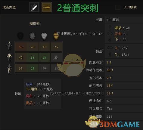 《雷霆一击（MORDHAU）》武器属性详情界面介绍