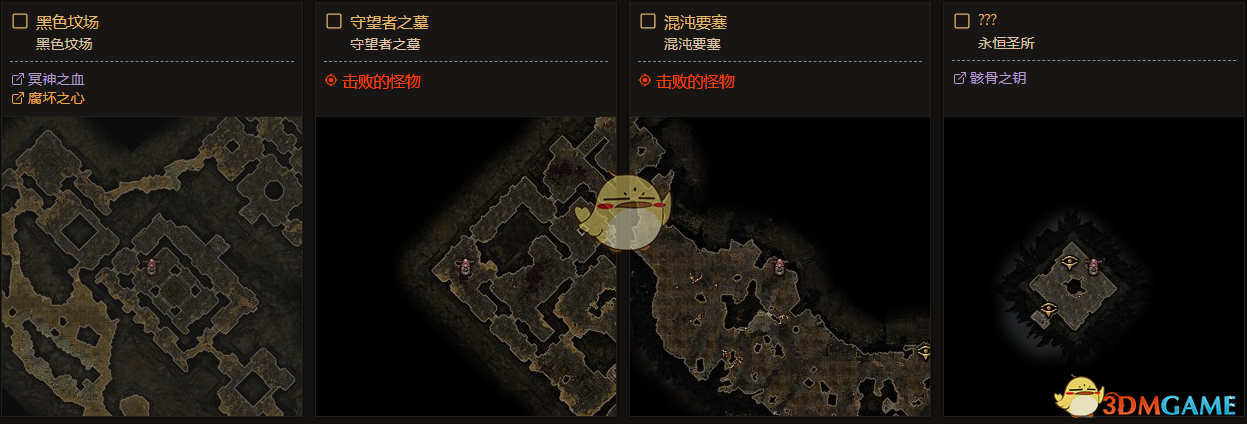 《恐怖黎明》终极难度全神龛位置一览