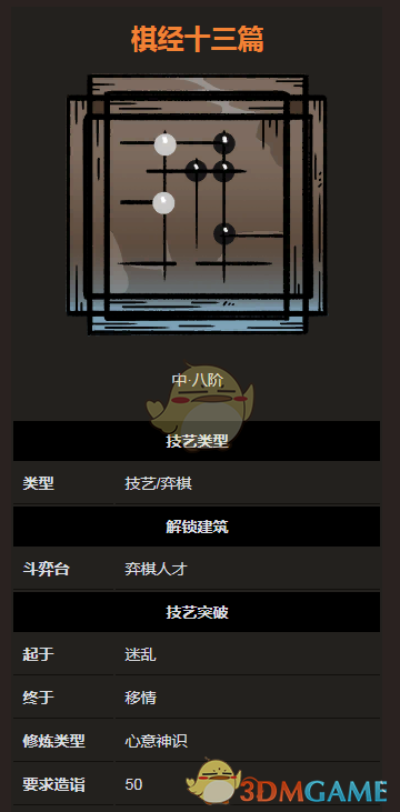 《太吾绘卷》弈棋技艺之棋经十三篇