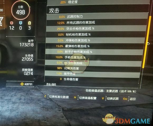 《全境封锁2》全红割草流突击步枪配装分享