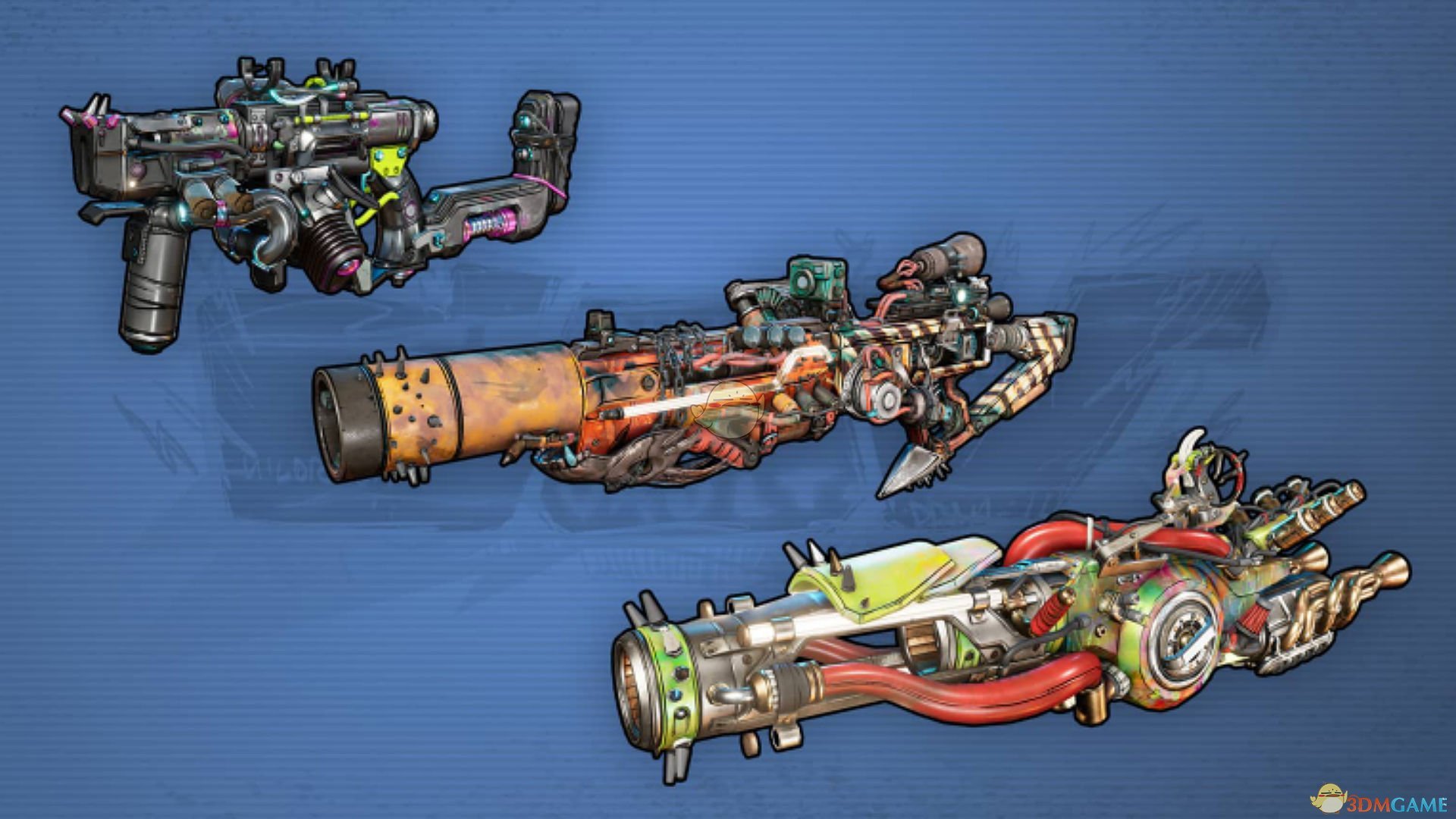 《无主之地3》各大厂商武器模型新图一览