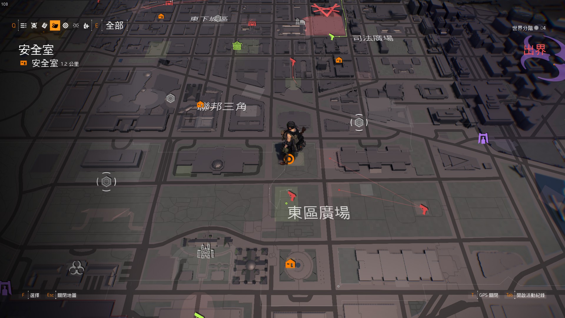 《全境封锁2》东区广场四大面具获取攻略