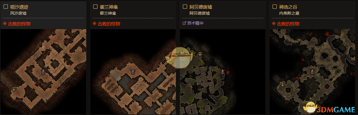 《恐怖黎明》终极难度全神龛位置一览