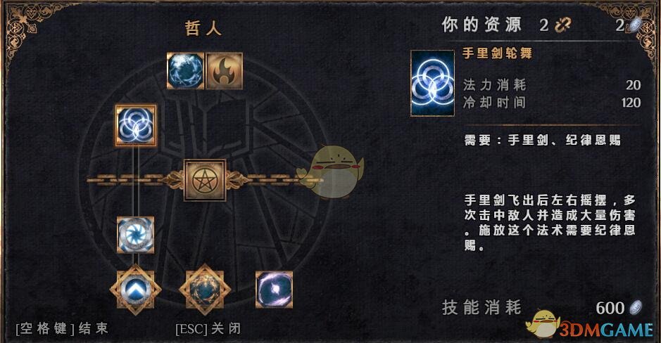 《物质世界》哲人可学技能介绍